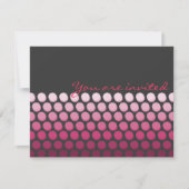 Invitation Dots Ombres Roses (Devant)