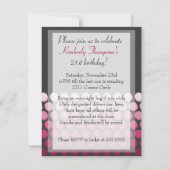 Invitation Dots Ombres Roses (Dos)