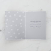 Invitation Dots peints gris argenté Be My Bridesmaid Card (Intérieur)