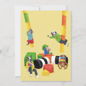 Invitation Dotty Dog Roar Soft Play 4Anniversaire (Dos)