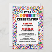 Invitation Double Anniversaire Commun (Devant)