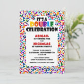 Invitation Double Anniversaire Commun (Debout devant)