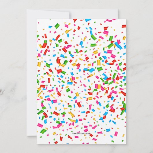 Invitation Double Célébration Disco de Patin à Rou (Dos)