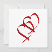 Invitation double coeur (Devant)