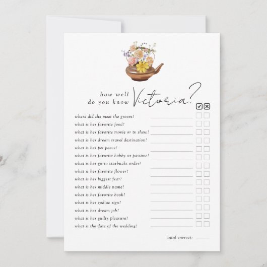 Invitation Double Côté Voudriez-Vous Préférer Jeux De Fête de (Devant)