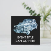 Invitation double exposition au lavage de voiture (Debout devant)