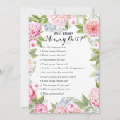 Invitation Double face - Jeux de 2 x Baby showers (Devant)