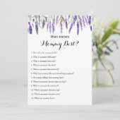 Invitation Double face - Jeux de 2 x Baby showers (Debout devant)