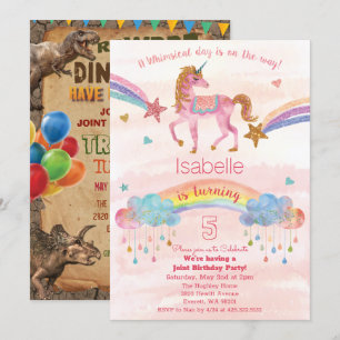 INVITATION DOUBLE - Invitation d'anniversaire Lico