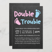 Invitation Double La Difficulté Du Tableau De Bord Révéler Le (Devant / Derrière)