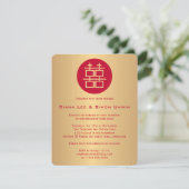 Invitation Double Mariage chinois (Debout devant)