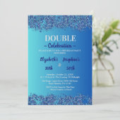 Invitation Double mixte adulte fête d'anniversaire | Parties  (Debout devant)