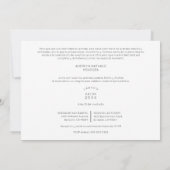 Invitation Double Quinceañera espagnol Whimsical Typographie (Dos)