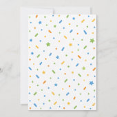 Invitation Double Scoops Double Fun Garçons ANNIVERSAIRE (Dos)