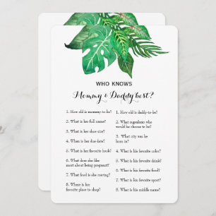 Invitation Double Side 2 Baby shower - Conseil  Qui sait