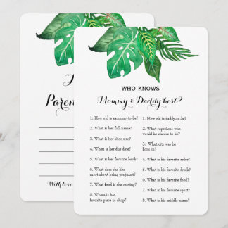 Invitation Double Side 2 Baby shower - Conseil| Qui sait