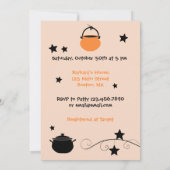 Invitation Double Trouble Brew - Un Baby shower Halloween jum (Dos)