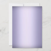 Invitation douce 16 ans Damassé Argent Violet & Ti (Dos)