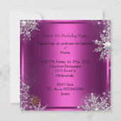 Invitation Douce 16 Douce Seize Rose Blanc Or Elite (Dos)