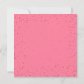 Invitation Douce 16 points de Parties scintillant Rose Gold P (Dos)