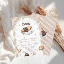 Douce baby shower aquarelle S'more