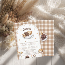 Douce baby shower aquarelle S'more