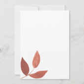 Invitation Douce Baby Shower champignon (Dos)