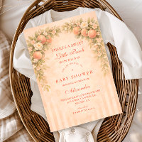 Douce Baby Shower Florale aux Pêches