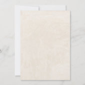 Invitation Douce Baby-Shower Girafe Boho (Dos)