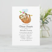 Invitation Douce Baby Shower Virtuelle sur le thème de la Par (Debout devant)