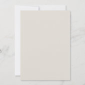 Invitation Douce Bleuet Azur Mariage Feuillu (Dos)
