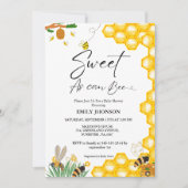 Invitation Douce comme peut être baby shower (Devant)