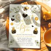 Invitation Douce comme peut être une abeille en nid d'abeille