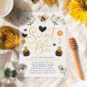 Invitation Douce comme peut être une abeille en nid d'abeille