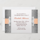 invitation douce de 16 ans (Dos)