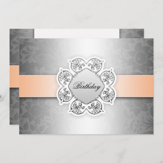 invitation douce de 16 ans (Devant / Derrière)