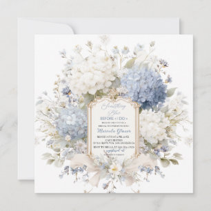 Invitation Douce Élégante Quelque Chose De Bleu Baby Shower