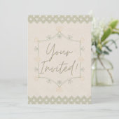 Invitation douce et fantaisiste (Debout devant)