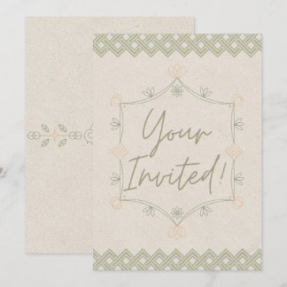 Invitation douce et fantaisiste