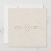 Invitation douce et fantaisiste (Dos)