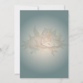 Invitation Douce Fée Animaux de la Forêt Naissance  (Dos)