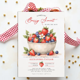 Invitation Douce Ferme Champêtre Aquarelle Baby Shower