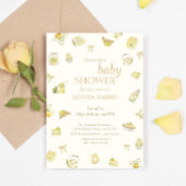 Invitation Douce Fête de Naissance Petit Citron