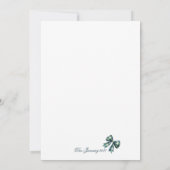 Invitation Douce Fête Simple Ours Baby Shower  (Dos)