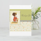 Invitation Douce Fille Priant Merci Dieu (Debout devant)