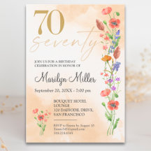 Douce Fleur Sauvage 70e Anniversaire Pour Elle