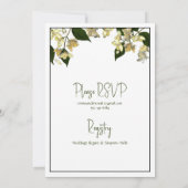 Invitation Douce Florale d'Été pour Baby Shower (Dos)