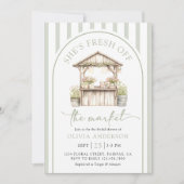 Invitation Douce Fraîche Éclore Mariage (Devant)
