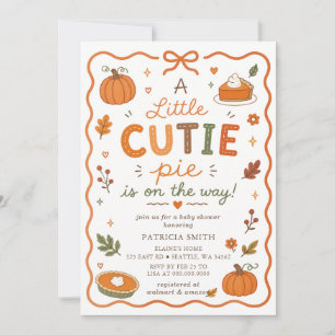 Invitation Douce Gâterie Fête de Bébé au Genre Neutre Citroui