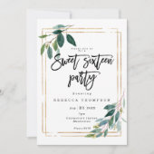 Invitation douce géométrique et moderne 16 (Devant)